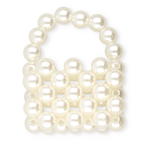 BY31® Statement charms handbag Off White