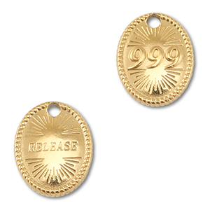 Stainless Steel Charm Angelnumbers 999 Release Gold Gold Approx 16X13Mm 22Mm
