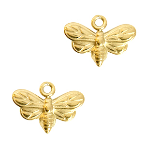 Stainless Steel Charms Butterfly Gold Gold Approx 14X10Mm 13Mm