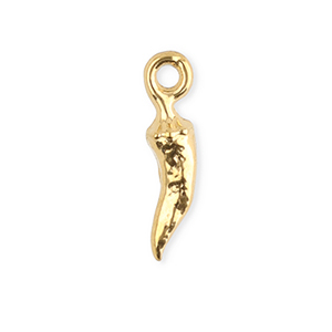 Stainless Steel Charms Chili Pepper Gold Gold Approx 13X3Mm 14Mm