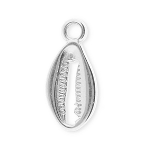 Stainless Steel Charms Cowrie Silver Silver Approx 175X8Mm 24Mm