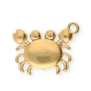 Stainless Steel Charms Crab Gold Gold Approx 15X13Mm 11Mm