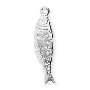 Stainless Steel Charms Fish Silver Silver Approx 41X105Mm 25Mm