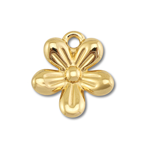Stainless Steel Charms Flower Gold Gold Approx 23X21Mm 29Mm