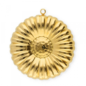 Stainless Steel Charms Flower Gold Gold Approx 36X33Mm 19Mm