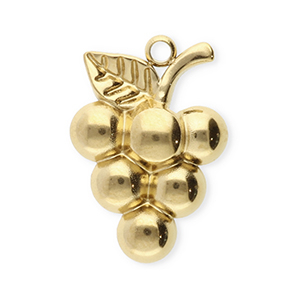 Stainless Steel Charms Grapes Gold Gold Approx 205X14Mm 18Mm