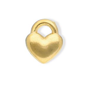 Stainless Steel Charms Heart Gold Gold Approx 11X95Mm 28Mm