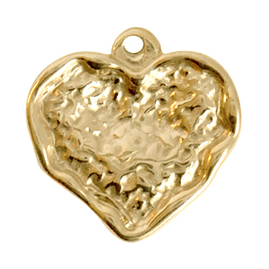 Stainless Steel Charms Heart Gold Gold Approx 18X18Mm 16Mm