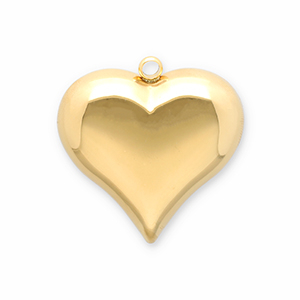 Stainless Steel Charms Heart Gold Gold Approx 30X29Mm 26Mm