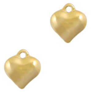 Stainless Steel Charms Heart Silver Silver Approx 12X11Mm 16Mm