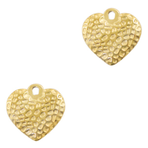 Stainless Steel Charms Heart Silver Silver Approx 12X12Mm 12Mm