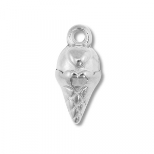 Stainless Steel Charms Ice Lolly Silver Silver Approx 17X8Mm 18Mm