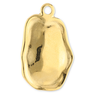 Stainless Steel Charms Irregular Gold Gold Approx 26X16Mm 23Mm