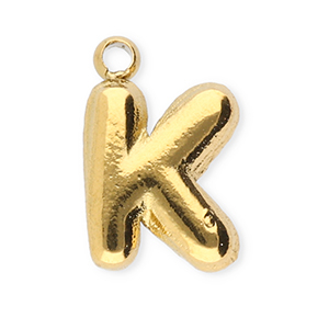 Stainless Steel Charms Letter K Gold Gold Approx 95X6Mm 11Mm