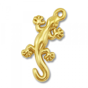 Stainless Steel Charms Lizard Gold Gold Approx 27X12Mm 17Mm