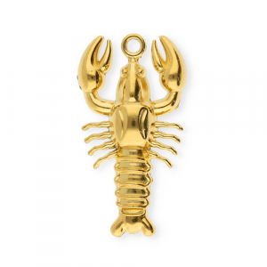 Stainless Steel Charms Lobster Gold Gold Approx 285X155Mm 18Mm