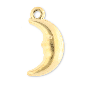 Stainless Steel Charms Moon Gold Gold Approx 16X85Mm 16Mm