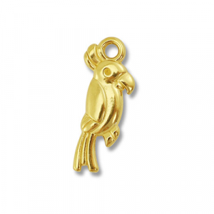Stainless Steel Charms Parrot Gold Gold Approx 18X7Mm 17Mm