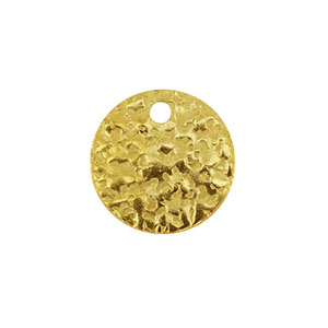 Stainless Steel Charms Round Gold Gold Approx 10Mm 13Mm