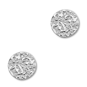 Stainless Steel Charms Round Silver Silver Approx 12Mm 1Mm
