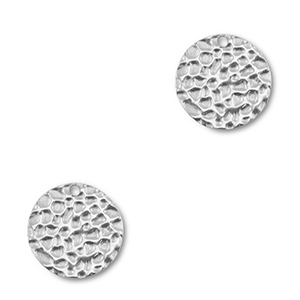 Stainless Steel Charms Round Silver Silver Approx 13Mm 09Mm