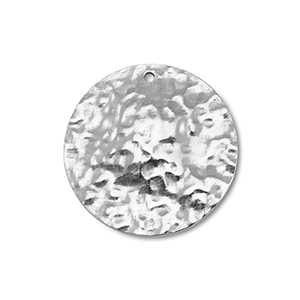 Stainless Steel Charms Round Silver Silver Approx 20Mm 17Mm