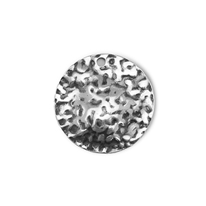 Stainless Steel Charms Round Silver Silver Approx 20X20Mm 15Mm