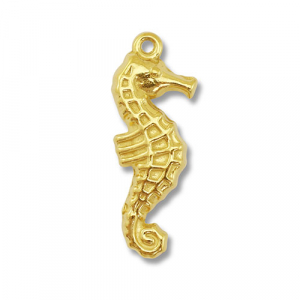 Stainless Steel Charms Seahorse Gold Gold Approx 26X10Mm 13Mm