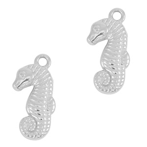 Stainless Steel Charms Seahorse Silver Silver Approx 21X10Mm 19Mm
