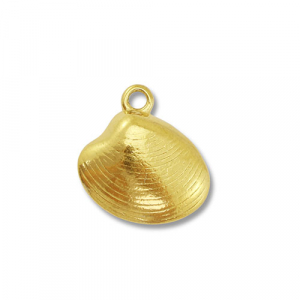 Stainless Steel Charms Shell Gold Gold Approx 11X13Mm 16Mm