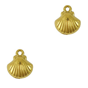 Stainless Steel Charms Shell Gold Gold Approx 13X11Mm 16Mm