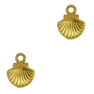 Stainless Steel Charms Shell Gold Gold Approx 13X11Mm 19Mm