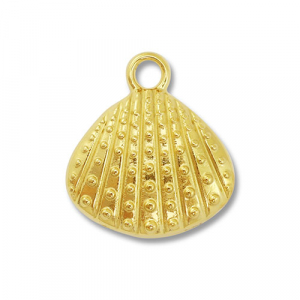 Stainless Steel Charms Shell Gold Gold Approx 19X17Mm 25Mm