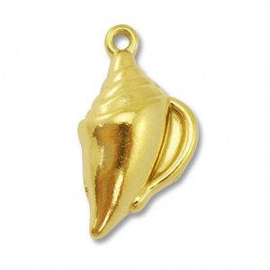 Stainless Steel Charms Shell Gold Gold Approx 22X13Mm 15Mm