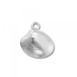 Stainless Steel Charms Shell Silver Silver Approx 11X13Mm 16Mm