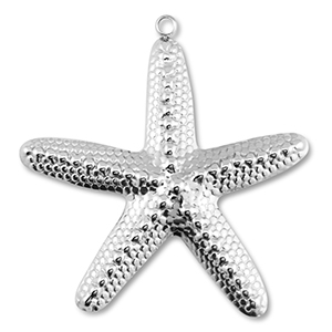 Stainless Steel Charms Starfish Silver Silver Approx 52X50Mm 27Mm